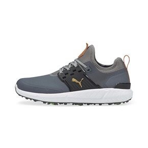 Puma Ignite Articulate Mens Golf Shoes Quiet Shade-Puma Team Gold-Puma Black