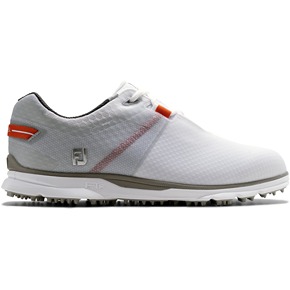 FootJoy Pro Sl Sport White/Grey/Orange Mens Golf Shoes