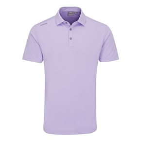Ping Lindum Mens Golf Polo Shirt Purple Ash