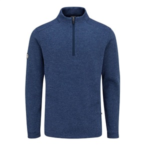 Ping Bryon Mens Striped 1/2 Zip Golf Fleece Navy Multi